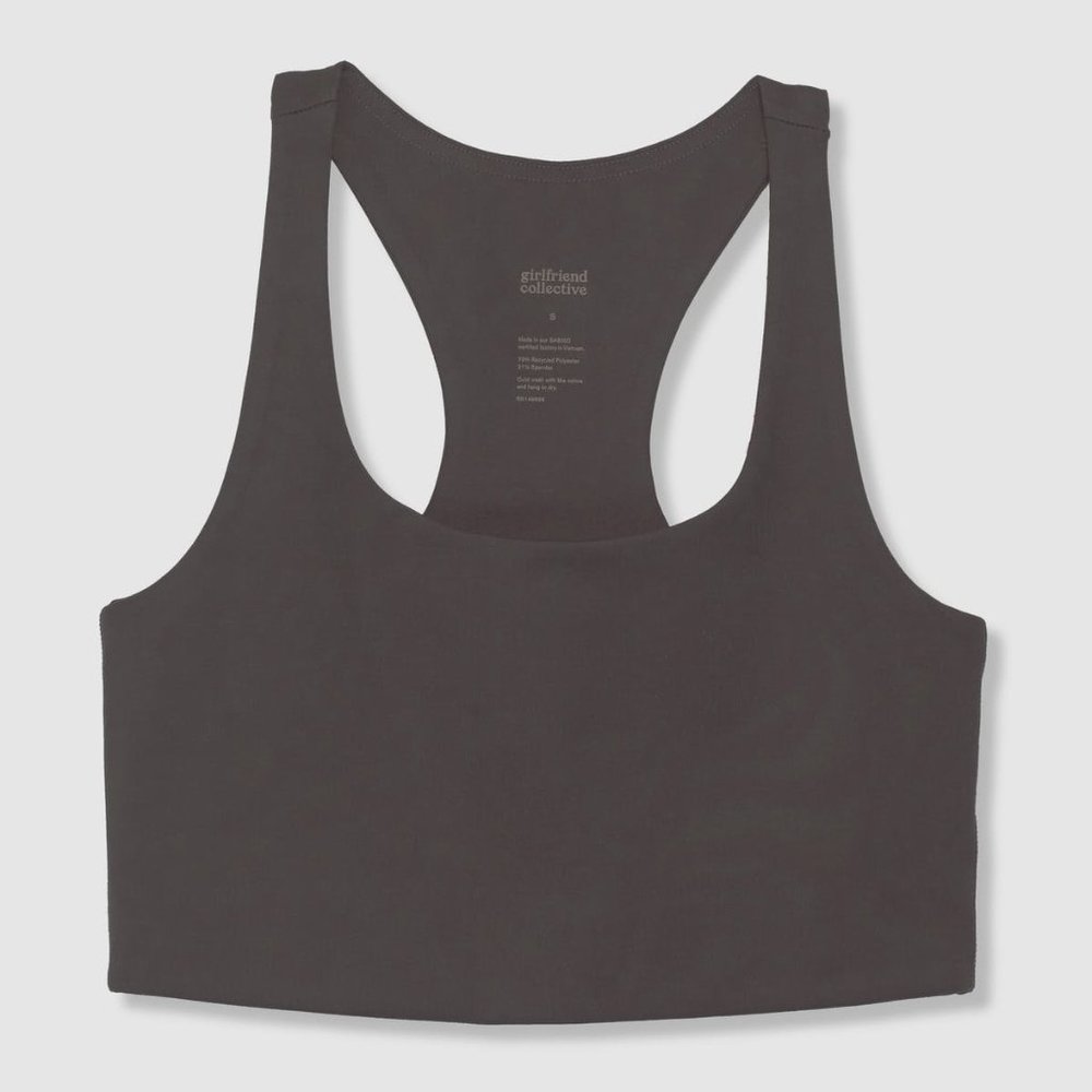 Girlfriend Collective Paloma Sports Bra in Shadow